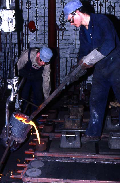 Edinburgh at Work  -  Laing's Foundry at Powderhall, Edinburgh   -  1991