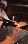 Duncan's Chocolate Factory  -  Beaverhall Road, Edinburgh,  1991  -  a worker