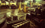 General view inside the the Eastern Scottish bus depot at New Street, Edinburgh