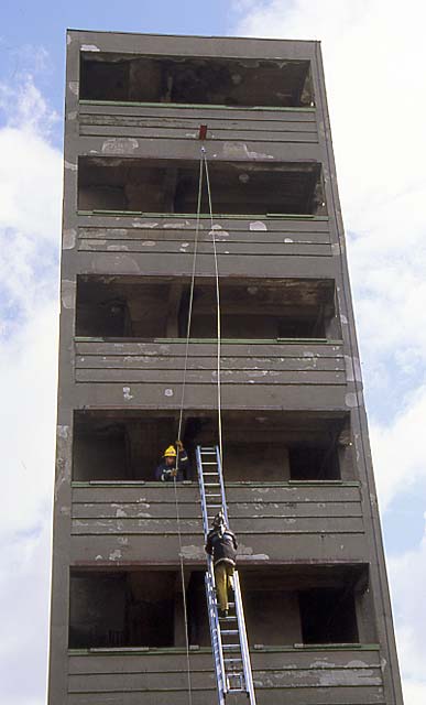 Firemen training  -  McDonald Road Fire Station  -  30 May 1995