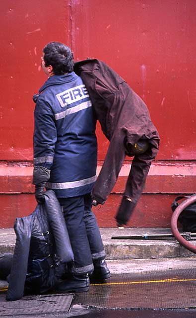 Fire at  Union Street, Edinburgh  -  13 March 1993