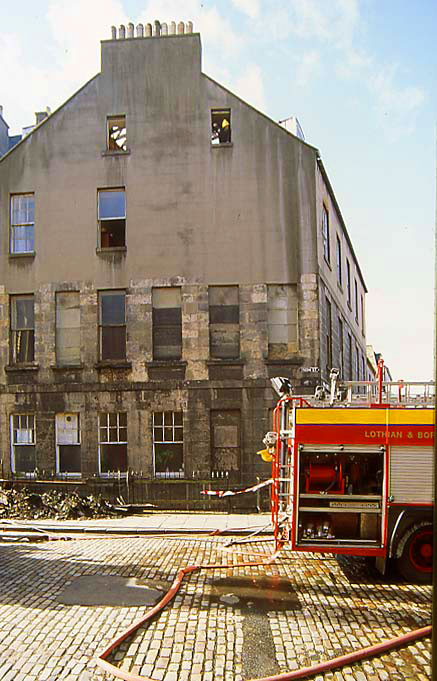 Fire at Union Street, Edinburgh - 13 March 1993