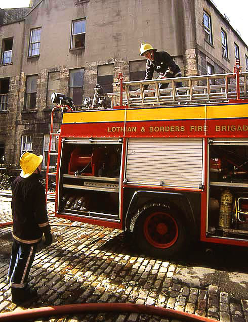 Fire at  Union Street, Edinburgh  -  13 March 1993