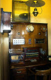 The Telephone Operator's desk at Lauriston Place Fire Station  -  26 July 1994