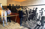 The old stables in the museum at Lauriston Place Fire Station  -  26 July 1994