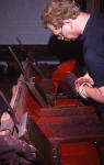 Edinburgh at Work  -  Waterston's sealing wax works at Powderhall, Edinburgh   -  1994