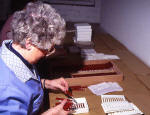 Edinburgh at Work  -  Waterston's sealing wax works at Powderhall, Edinburgh   -  1994