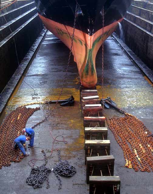 Leith Docks  -  Alexandra Dry Dock