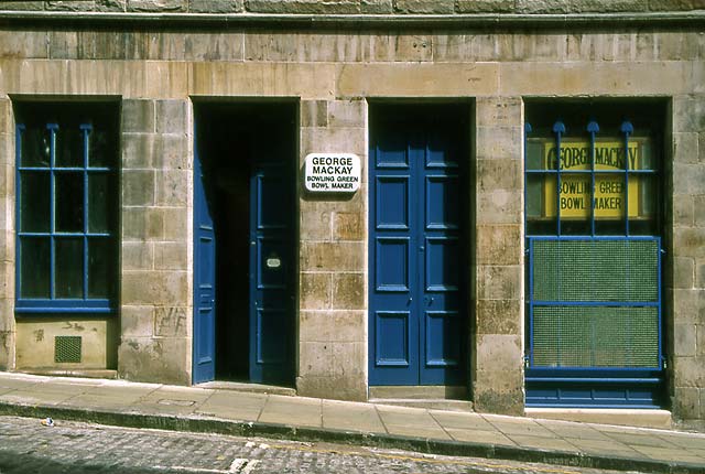 George Mackay - Bolwing Green Bowl Makers  -  Photographed 1994