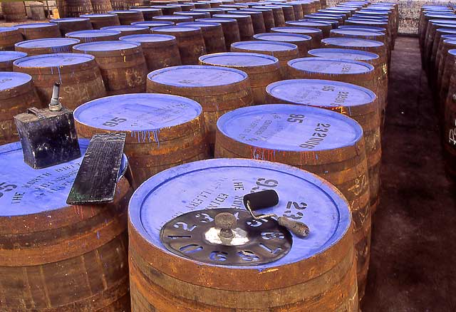 North British Distillery Cooperage, West Calder, West Lothian, Scotland  -  1995