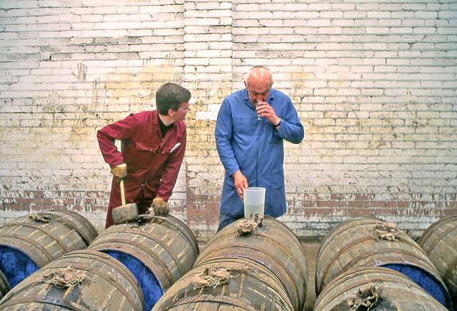 North British Distillery, Cooperage at West Calder  -  1995