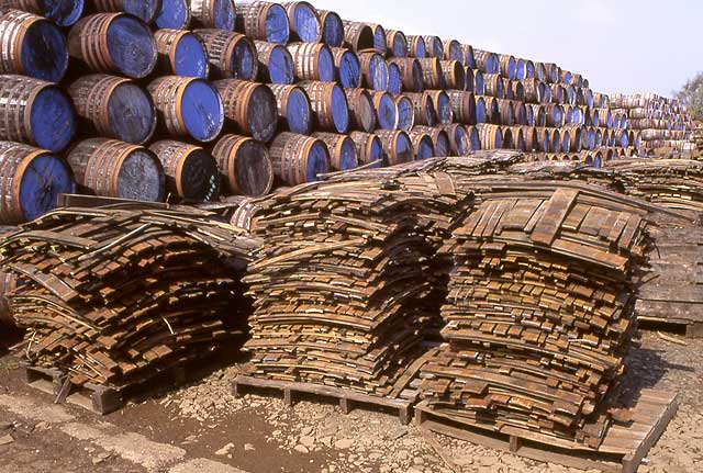 North British Distillery, Cooperage at West Calder  -  1995