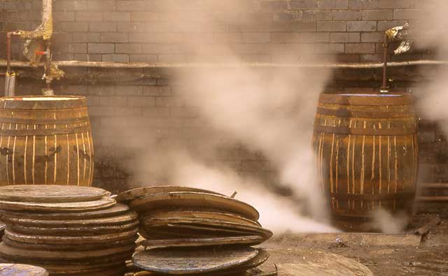 North British Distillery, Cooperage at West Calder  -  1995