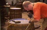 North British Distillery, Cooperage at West Calder  -  1995