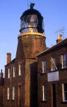 Edinburgh at ork  -  NOrthern Lighthouse Board  -  The lighthouse in West Harbour Road, Grantion, Edinburgh