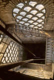 Looking down in the church tower at St Stephen's Church, Stockbridge