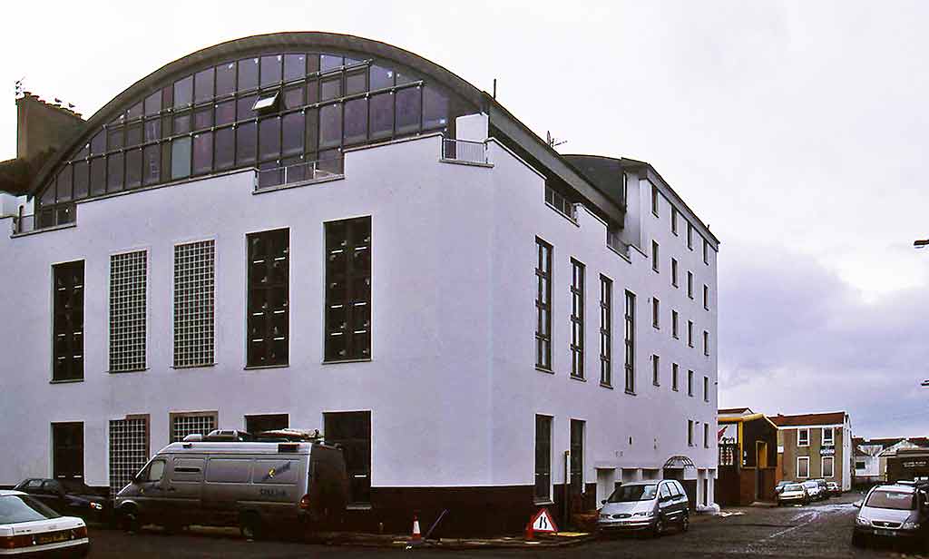 The former Roberet Lamb Wood flour Mill at 23 Dunedin Street, Edinburgh