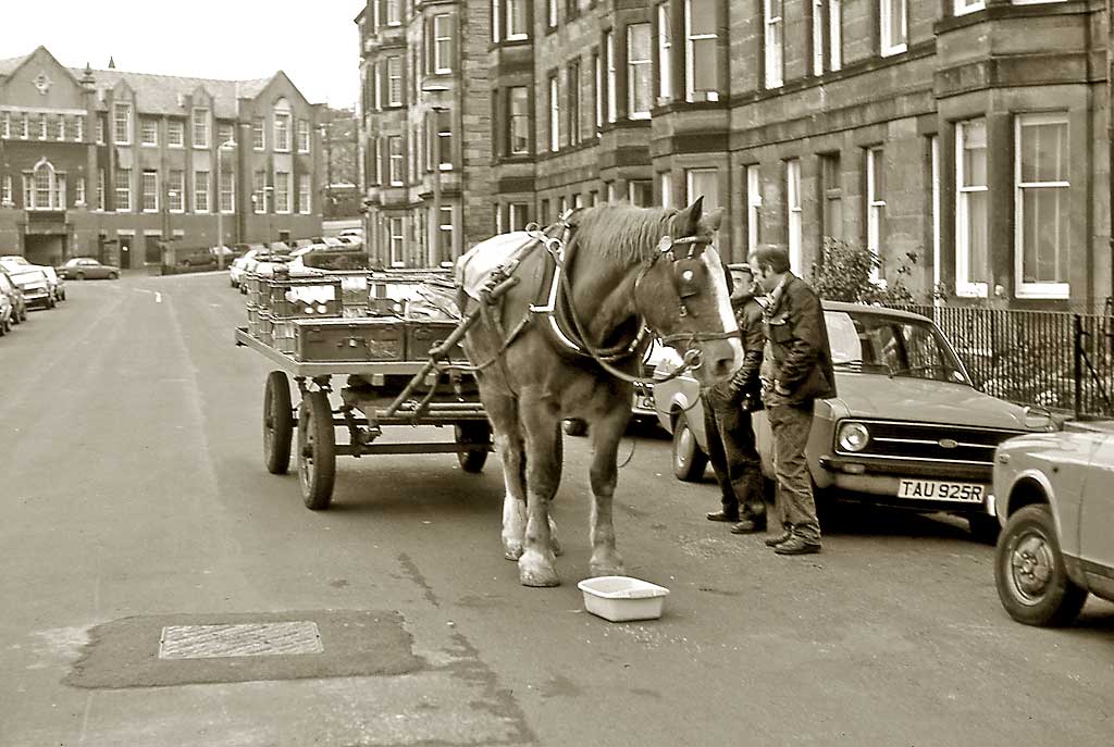 St Cuthbert's Milk Deliveries  -  January 1985