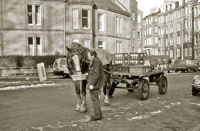 St Cuthbert's Milk Deliveries  -  January 1985