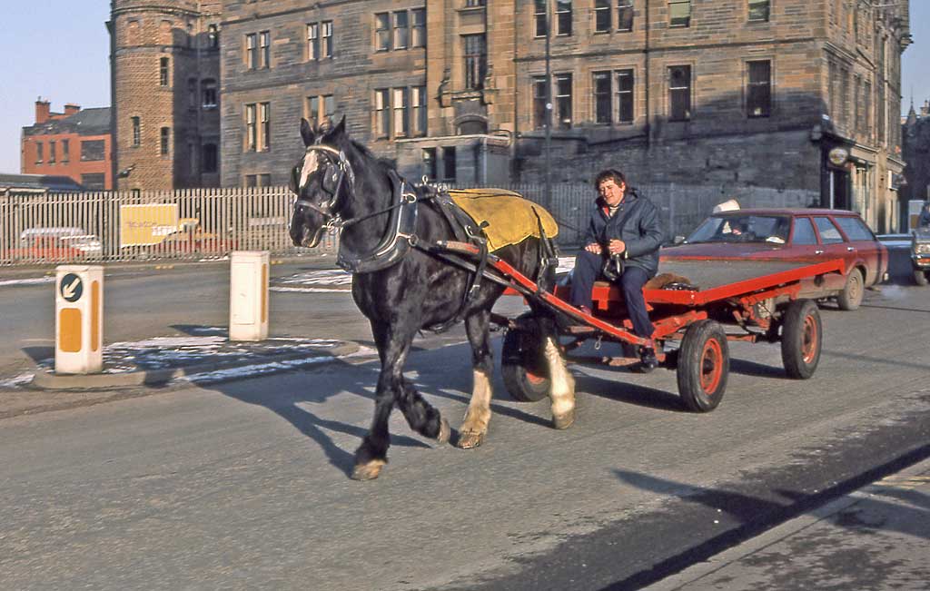 St Cuthbert's Milk Deliveries  -  January 1985