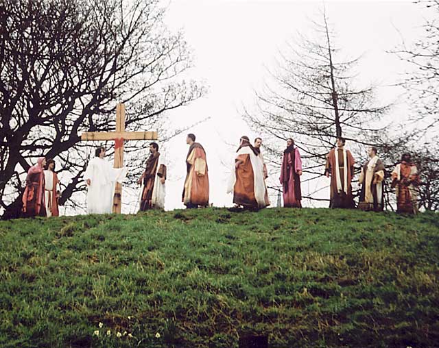 The Easter Play in West Princes Street Gardens  -  26 March 2005  -  After the Resurrection - 1