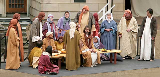 Easter Play  -  Princes Street Gardens, Edinburgh  -  The Upper Room  -  April 2006