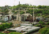 Photograph by Peter Stubbs  -  Edinburgh  -  May 2002  -  The Scottish Parliament under construction.