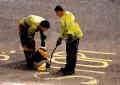 Photograph by Peter Stubbs  -  August 2002  -  St Andrew Square  -  Bus Stop  -  Picture 2