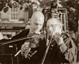 Street Entertainers  -  Violinists at Hunter Square