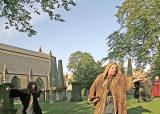 A scene from Frantic Redhead Productions' play 'Macbeth' - Edinburgh Fringe Festival, August 2007