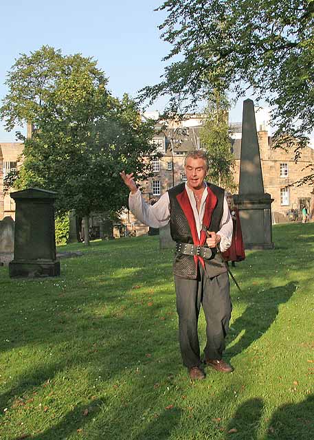 A scene from Frantic Redhead Productions' performance of 'Macbeth' - Edinburgh Fringe Festival, August 2007