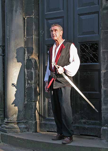 A scene from Frantic Redhead Productions' performance of 'Macbeth' - Edinburgh Fringe Festival, August 2007