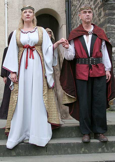 A scene from Frantic Redhead Productions' performance of 'Macbeth' - Edinburgh Fringe Festival, August 2007