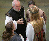 A scene from Frantic Redhead Productions' play 'Macbeth' - Edinburgh Fringe Festival, August 2007