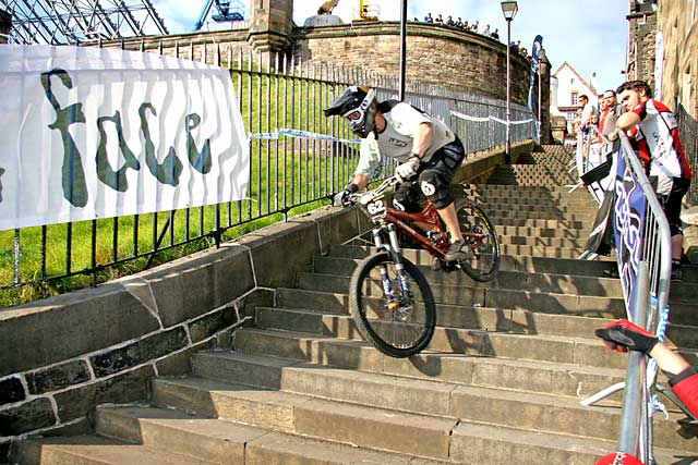 Urban Downhill Cycling Event Edinburgh October 6 2007