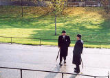 Photograph by Peter Stubbs  -  Edinburgh  -  November 2002  -  Remembrance Sunday in East Princes Street Gardens