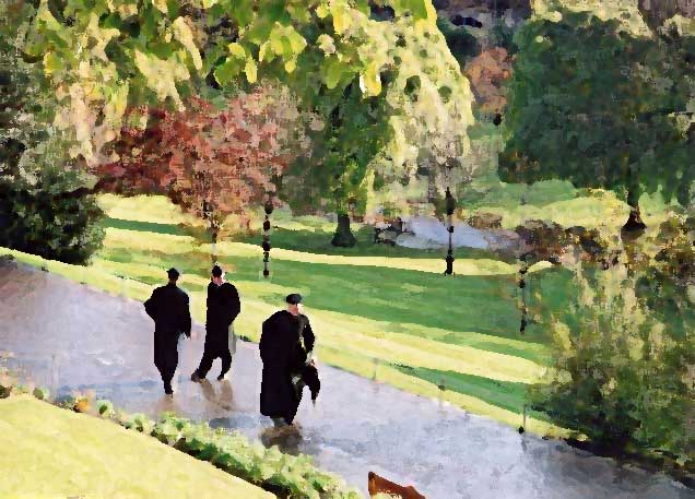 Photograph by Peter Stubbs  -  Edinburgh  -  November 2002  -  Remembrance Sunday in East Princes Street Gardens