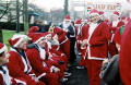 Santas in West Princes Street Gardens  -  December 2004