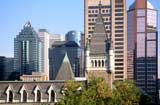 Downtown Montreal in late-Summer sunshine