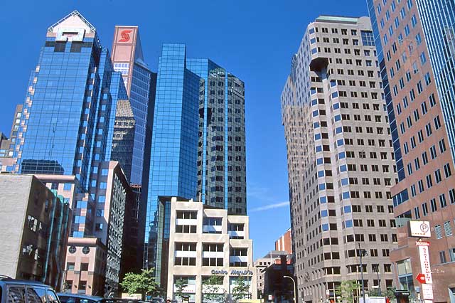 Montreal Skyscraper  -  in late summer sunshine