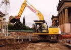 The National Galleries  -  Excavation work for the Playfair Project  -  August 2002