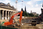 The National Galleries  -  Excavation work for the Playfair Project  -  20 August 2002