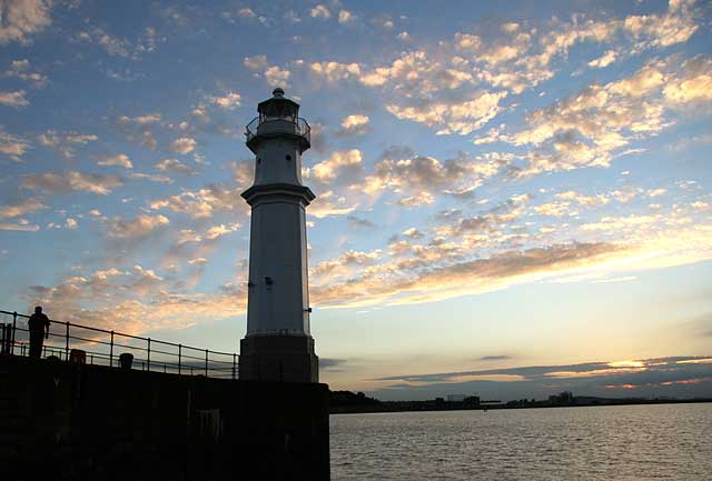 Clouds over Newhaven in the Firth of Forth  -  September 2005