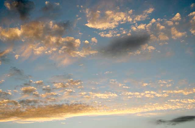 Clouds over Newhaven in the Firth of Forth  -  September 2005