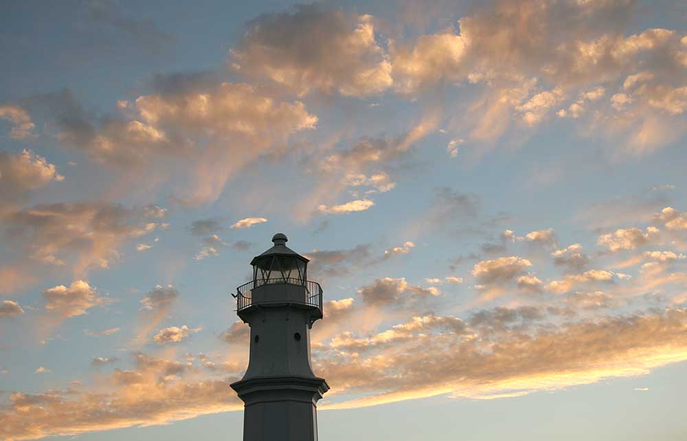 Clouds over Newhaven in the Firth of Forth  -  September 2005