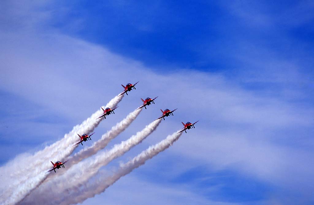 Red Arrows  -  Leuchars Air Show  -  September 1990