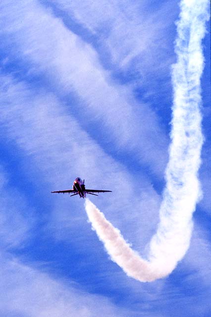 Red Arrow  -  Leuchars Air Show  -  September 1990