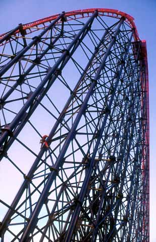 Blackpool  -  Painting the Big Dipper