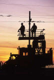 Blackpool  -  Overhead Workers  -  Repairing the Tram Wires