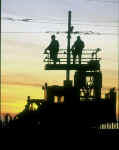 Blackpool  -  Overhead Workers  -  Repairing the Tram Wires